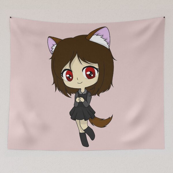 Item preview, gacha wolf girl chibi designed and sold by EveryCuteThings.