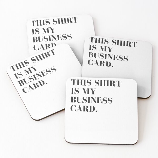 Item preview, This Shirt Is My Business Card // Coins and Connetions designed and sold by CoinsandConnect.