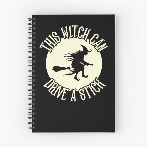 Item preview, This Witch Can Drive A Stick Halloween Pun designed and sold by Huhnerdieb Apparel.