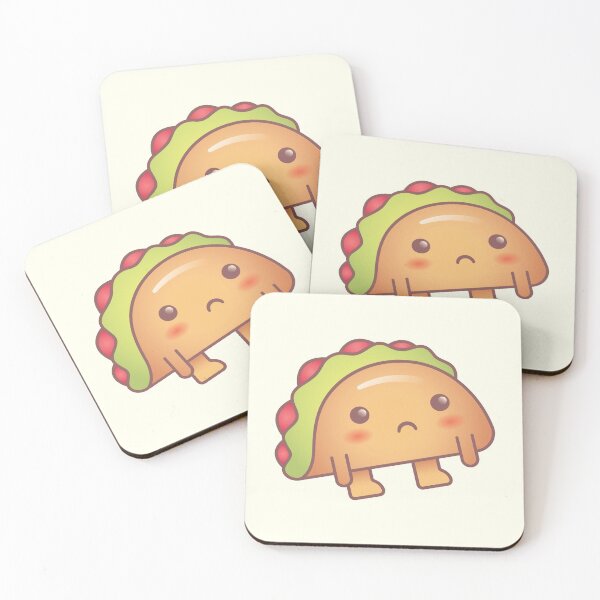 Item preview, Sad kawaii taco designed and sold by TamGustam.