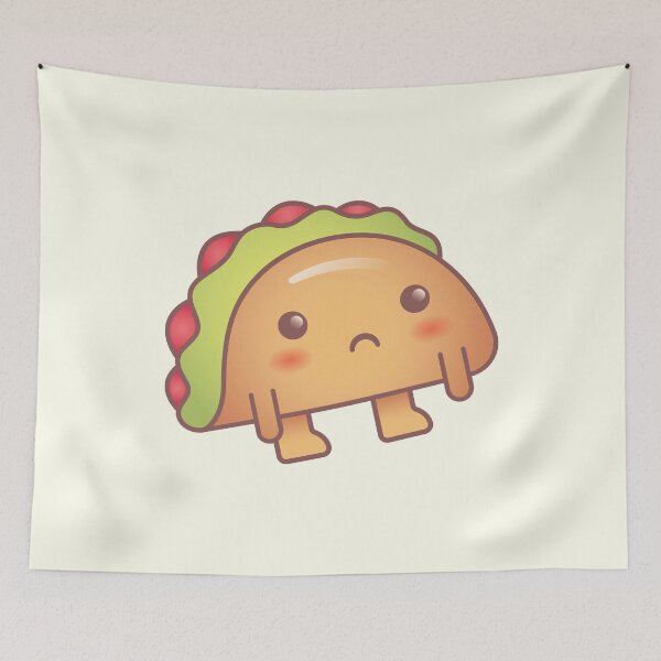Item preview, Triste taco kawaii designed and sold by TamGustam.