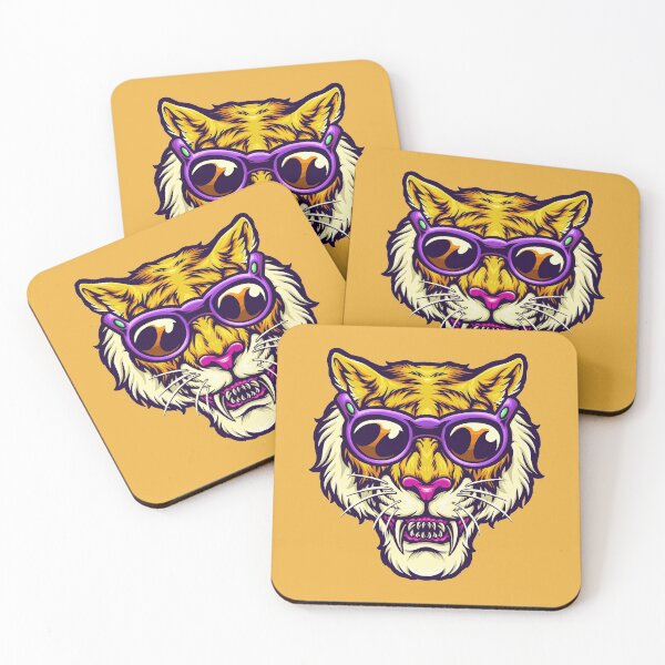 Item preview, Cool Tiger with Summer Vibes designed and sold by SLAG-Creative.