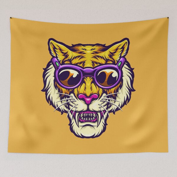 Item preview, Cool Tiger with Summer Vibes designed and sold by SLAG-Creative.