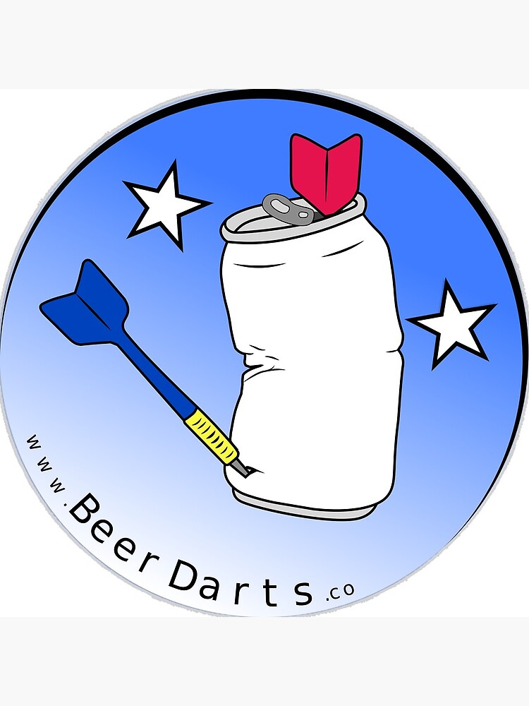 "Beer Darts Logo" Poster for Sale by BeerDarts Redbubble