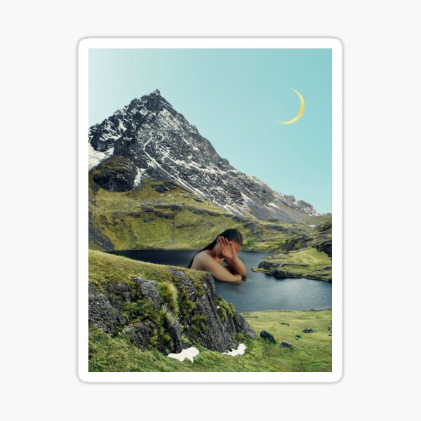 Item preview, Bath in the mountains designed and sold by Maisie Kane.