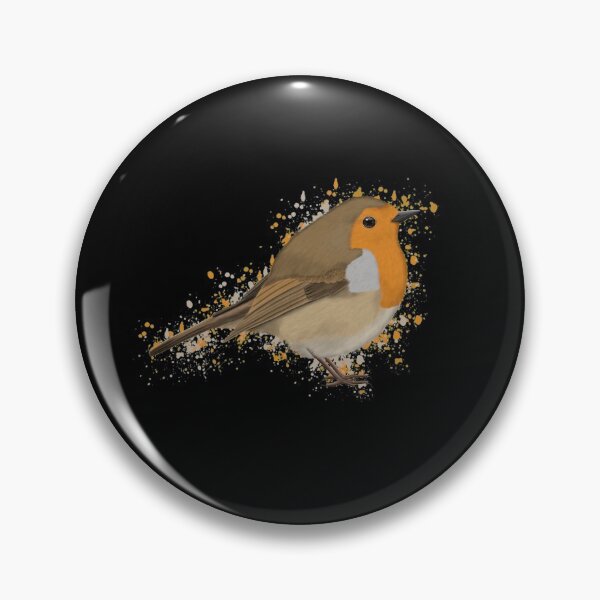 Item preview, European Robin Bird Birdlover Birdwatcher Biologist Ornithologist Garden Birds designed and sold by jz-birds.