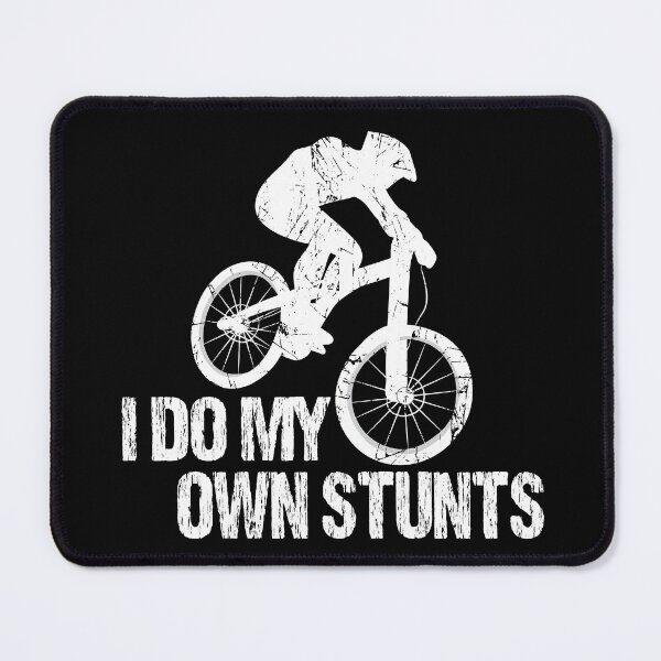 Item preview, I Do My Own Stunts Downhill Bike Vintage Bright designed and sold by TheInkElephant.