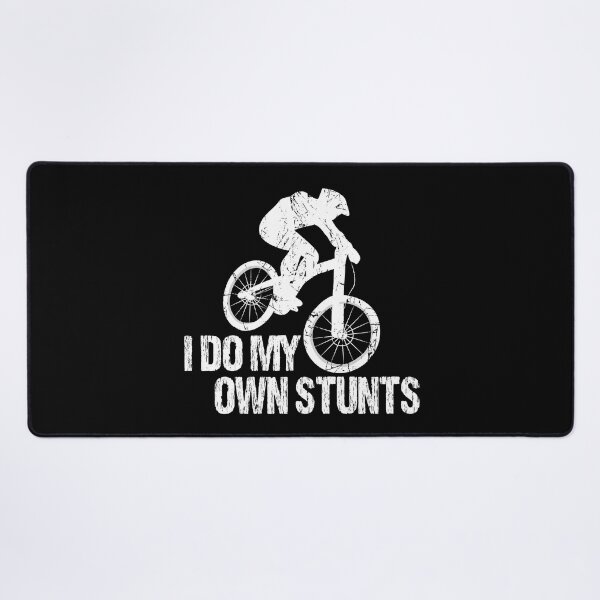 Item preview, I Do My Own Stunts Downhill Bike Vintage Bright designed and sold by TheInkElephant.
