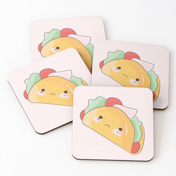 Item preview, Sad kawaii taco Mexican designed and sold by TamGustam.