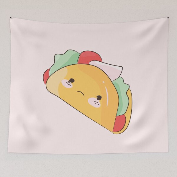 Item preview, Sad kawaii taco Mexican designed and sold by TamGustam.