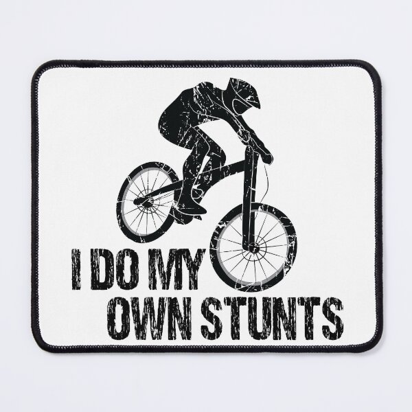 Item preview, I Do My Own Stunts Downhill Bike Vintage designed and sold by TheInkElephant.