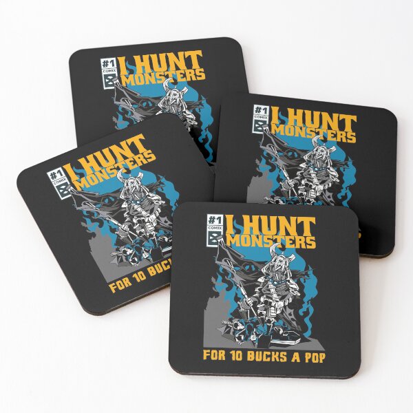 Item preview, I Hunt Monsters For 10 Bucks A Pop designed and sold by MnEmzStudio.