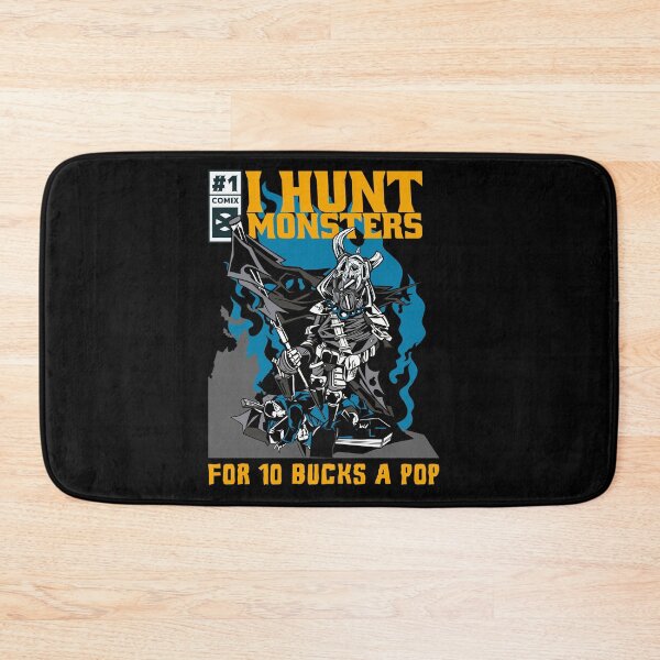 Item preview, I Hunt Monsters For 10 Bucks A Pop designed and sold by MnEmzStudio.