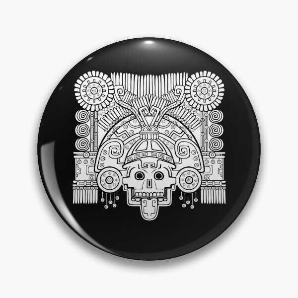 Item preview, Mictlantecuhtli Aztec God Lord of the Land of the Dead  designed and sold by The Junto Shop.