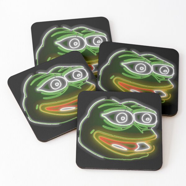 Item preview, Neon pepe the frog meme designed and sold by Ratch2929.