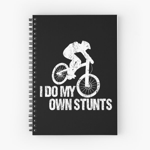 Item preview, I Do My Own Stunts Downhill Bike Vintage Bright designed and sold by TheInkElephant.