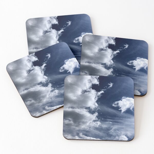 Item preview, Blue Sky With Fluffy White Clouds designed and sold by wakingupvintage.