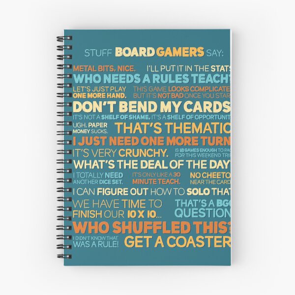 Item preview, Stuff Board Gamers Say designed and sold by polliadesign.
