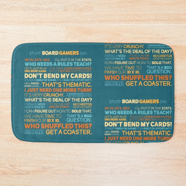 Item preview, Stuff Board Gamers Say designed and sold by polliadesign.