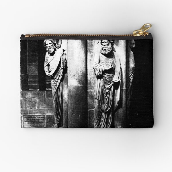 Pillar of Angels at Strasbourg Cathedral circa 1858 Zipper Pouch