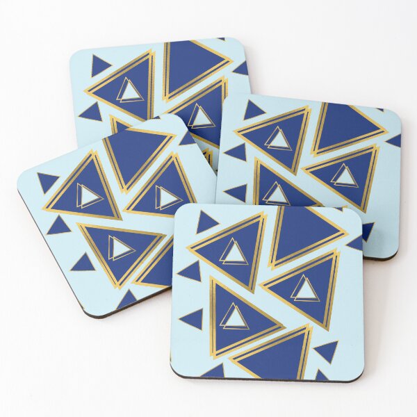 Item preview, Golden Triangles Pattern designed and sold by AlinaSCorner.