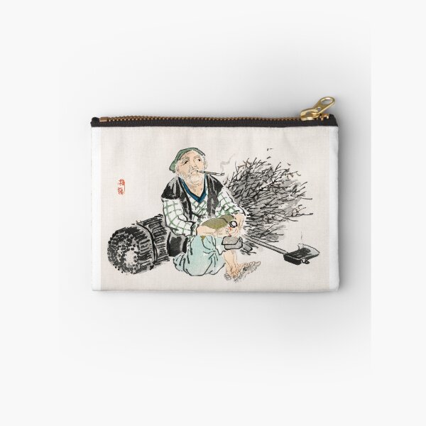 Item preview, Vintage Japanese Man Smoking Artwork  designed and sold by coolwriter123.