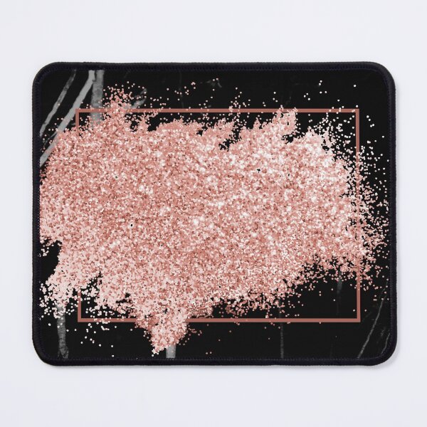 Item preview, Black Marble & Blush Pink Geometric Art designed and sold by newburyboutique.