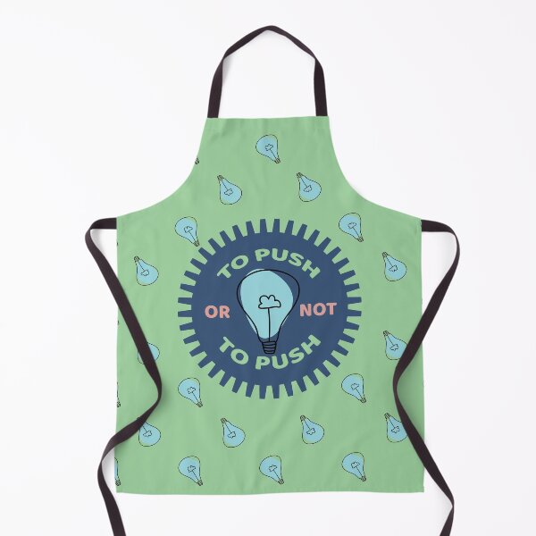 Item preview, To Push OR Not To Push - Programmers and DevOps daily routine blue designed and sold by IrinchiDE.