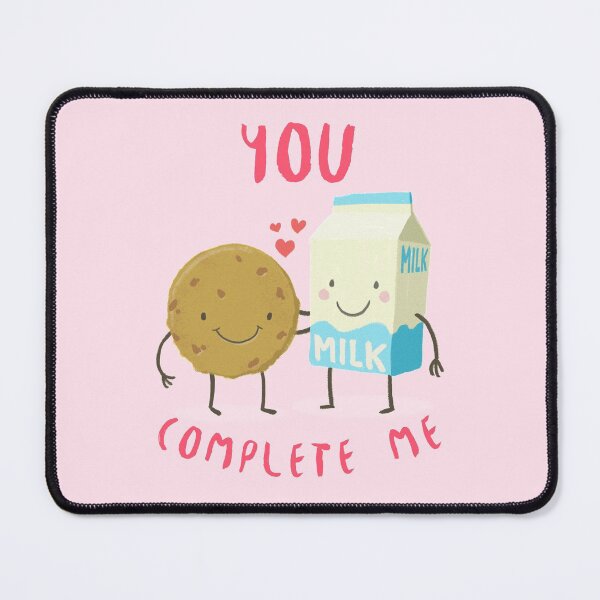 Item preview, Kawaii Cute Cookie and Milk Couple You complete me Gift for partner designed and sold by TamGustam.