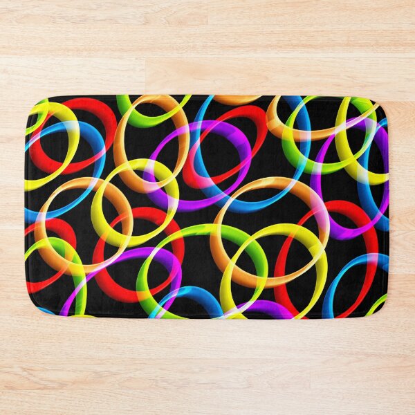 Item preview, Rubber Bands,Rainbow/Black designed and sold by Owen1976.