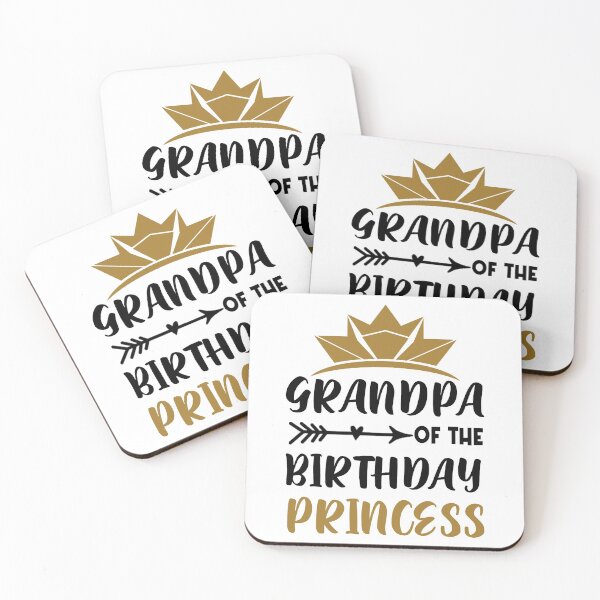 Item preview, grandpa of the birthday princess unicorn designed and sold by ussastore.