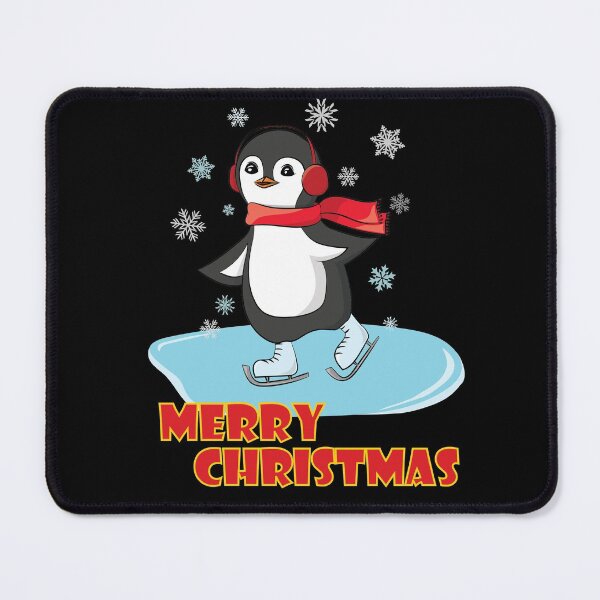 Item preview, Skating Penguin - Merry Christmas designed and sold by TheInkElephant.