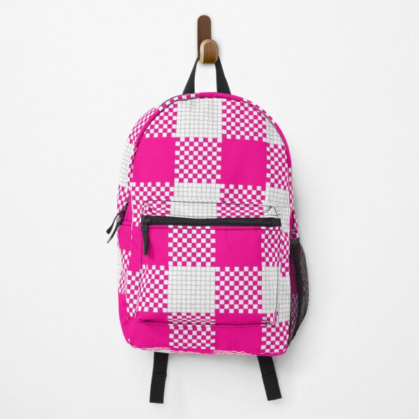 Item preview, cottagecore hot pink gingham designed and sold by Gossip Rag.