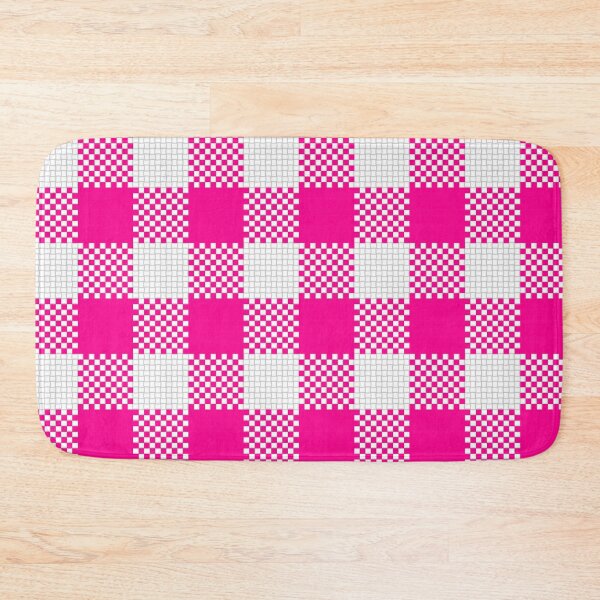 Item preview, cottagecore hot pink gingham designed and sold by Gossip Rag.