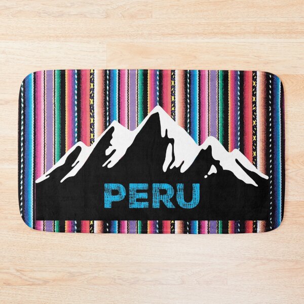 Item preview, Andean Peruvian mountains and colorful aguayo sky Sticker designed and sold by amazandes.