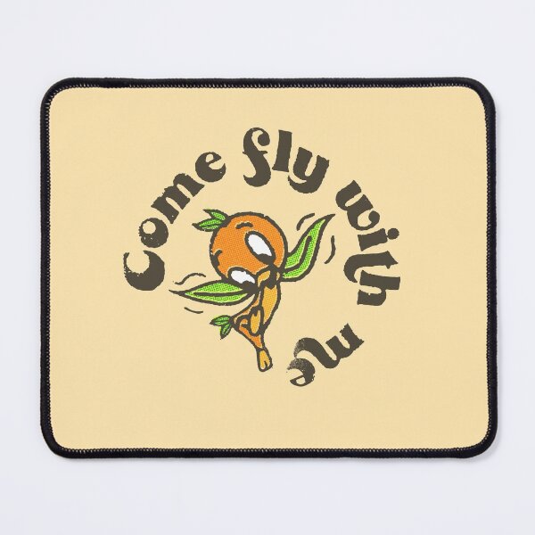 Item preview, Retro Orange Bird - come fly with me! designed and sold by Cammi Friederichs.