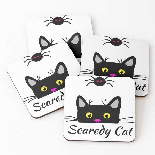 Item preview, Halloween Scaredy Cat designed and sold by Six Deers.