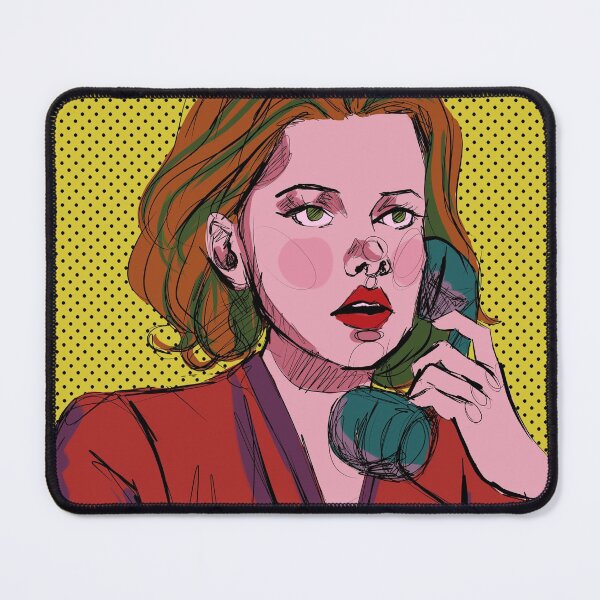 Item preview, Girl Talking on Phone designed and sold by CandyDreams222.