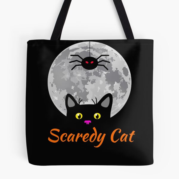 Item preview, Halloween Scaredy Cat Moon designed and sold by Six Deers.