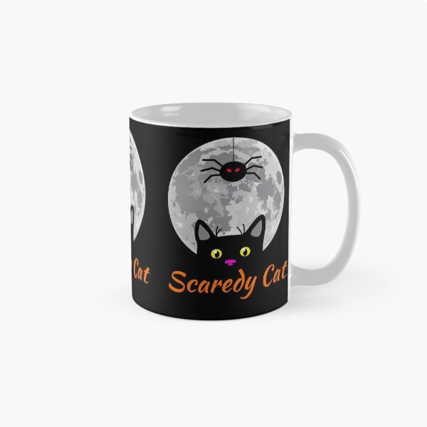 Item preview, Halloween Scaredy Cat Moon designed and sold by Six Deers.