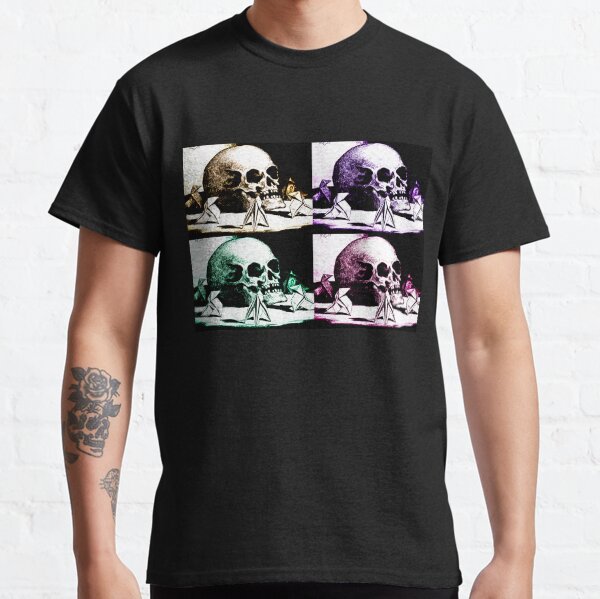 The Origami of Death Skull Sketch (Warhol) Classic T-Shirt
