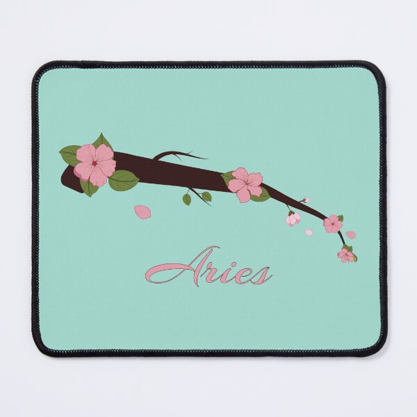 Item preview, Aries Day - Astrological and botanical pattern with a tree branch constellation designed and sold by Astrowl-.