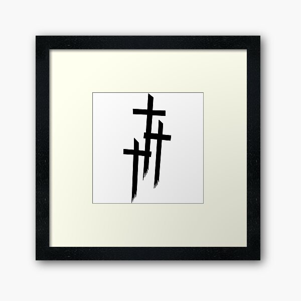 Aperçu de l'œuvre Conception de tatouage. C'est un symbole de fraternité du clan Santo à Forcella. créée et vendue par Mobster-Store.
