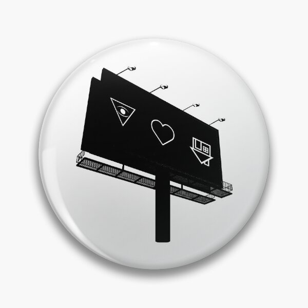 Item preview, the neighbourhood billboard - black designed and sold by Jacob Conner.