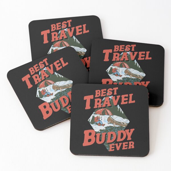 Item preview, Best Travel Buddy ever - Outdoor Camping designed and sold by 99vectors.