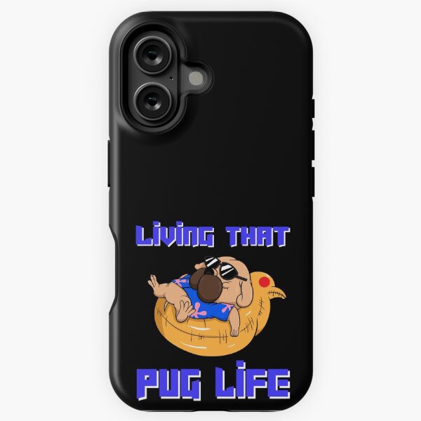 Vista previa del artículo con la obra «Living That Pug Life Edición de verano», diseñado y vendido por Vibbin4Life33.