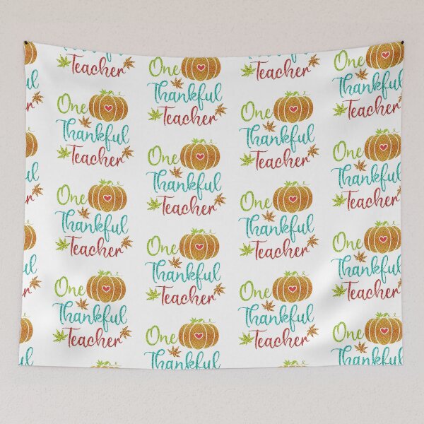 Item preview, One Thankful Teacher - Thanksgiving- Fall Thanksgiving Gifts designed and sold by younghopes.