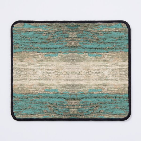 Item preview, Rustic Wood - Weathered Wooden Plank - Beautiful knotty wood weathered turquoise paint designed and sold by TurningMoss.