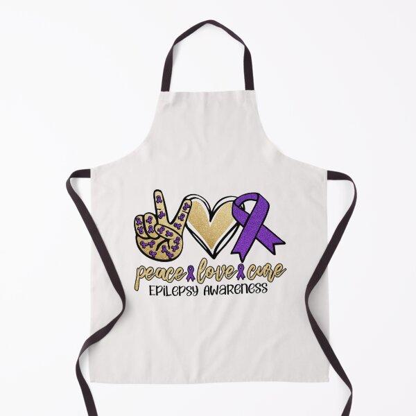 Item preview, Peace,Love and Cure epilepsy T-Shirt designed and sold by BEAUTYWORLDS.
