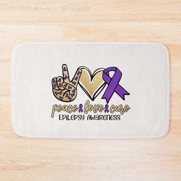 Item preview, Peace,Love and Cure epilepsy T-Shirt designed and sold by BEAUTYWORLDS.